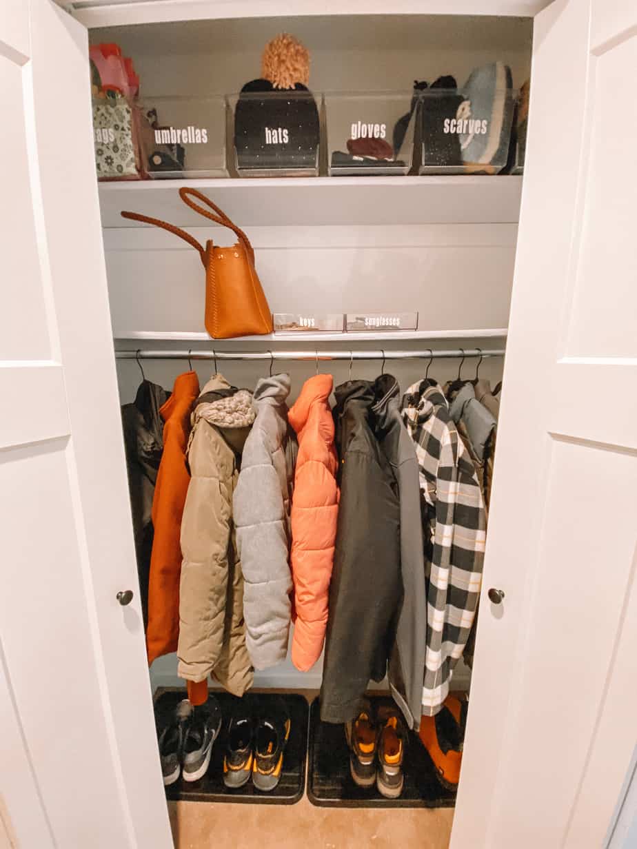 Organizing the Coat Closet • The Simply Sorted Home