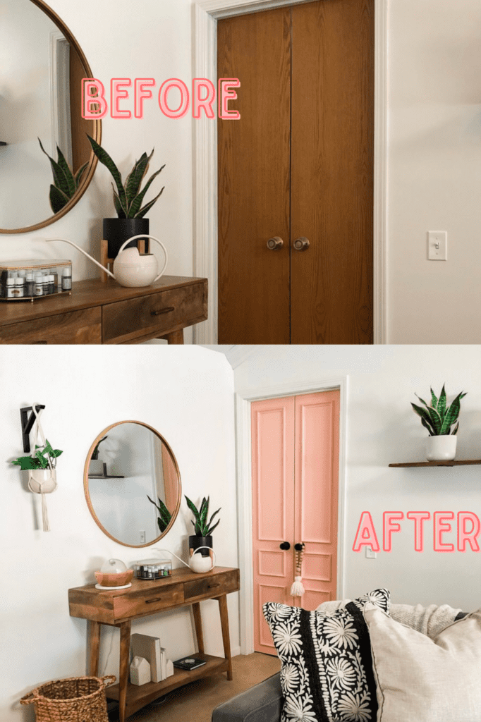 DIY door update home renovation