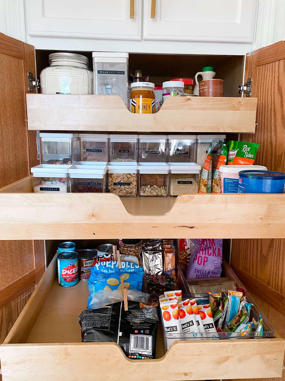 pantry pull out shelves
