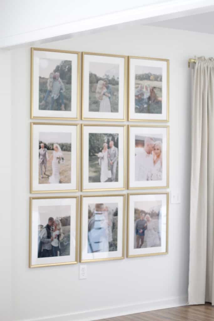 gallery wall layout