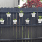 fence herb garden planter