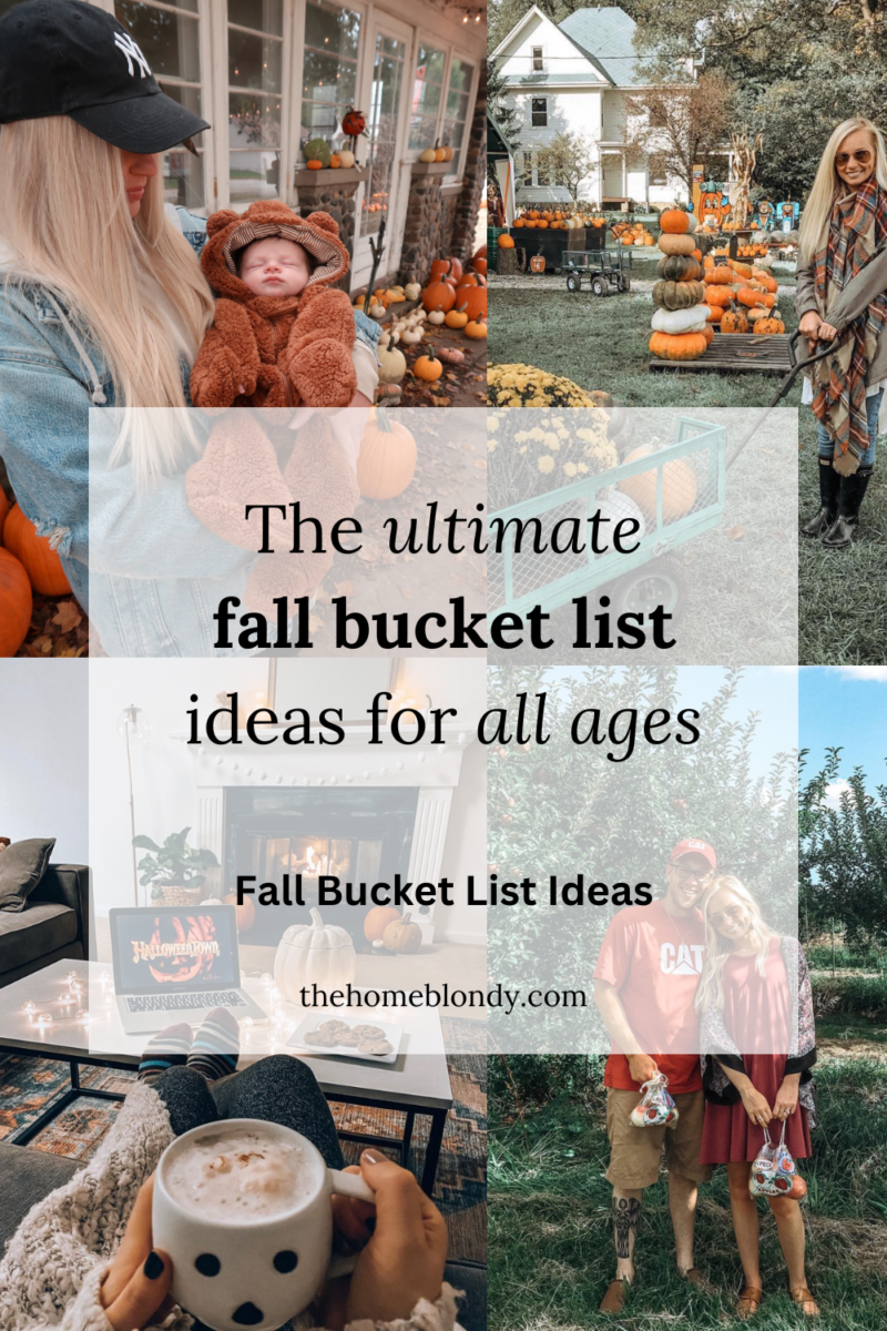 fall bucket list