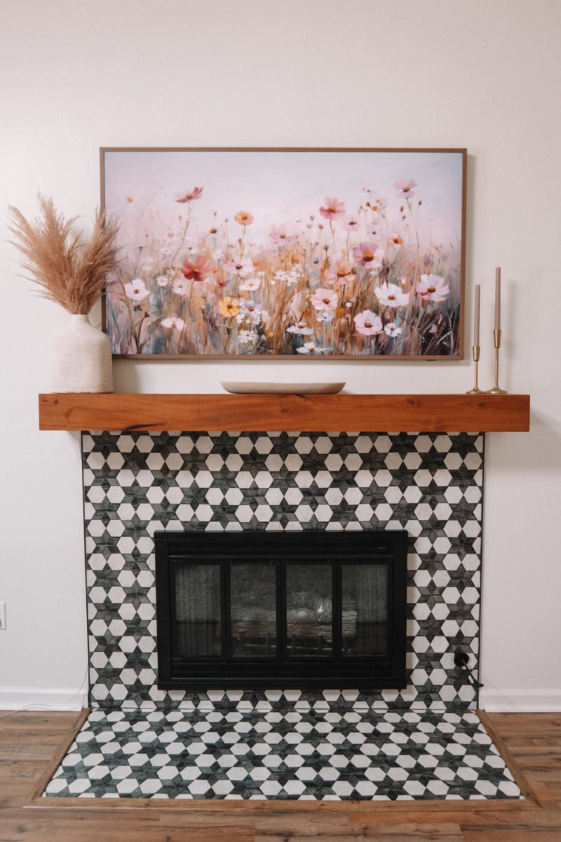 mantel decorating ideas with tv