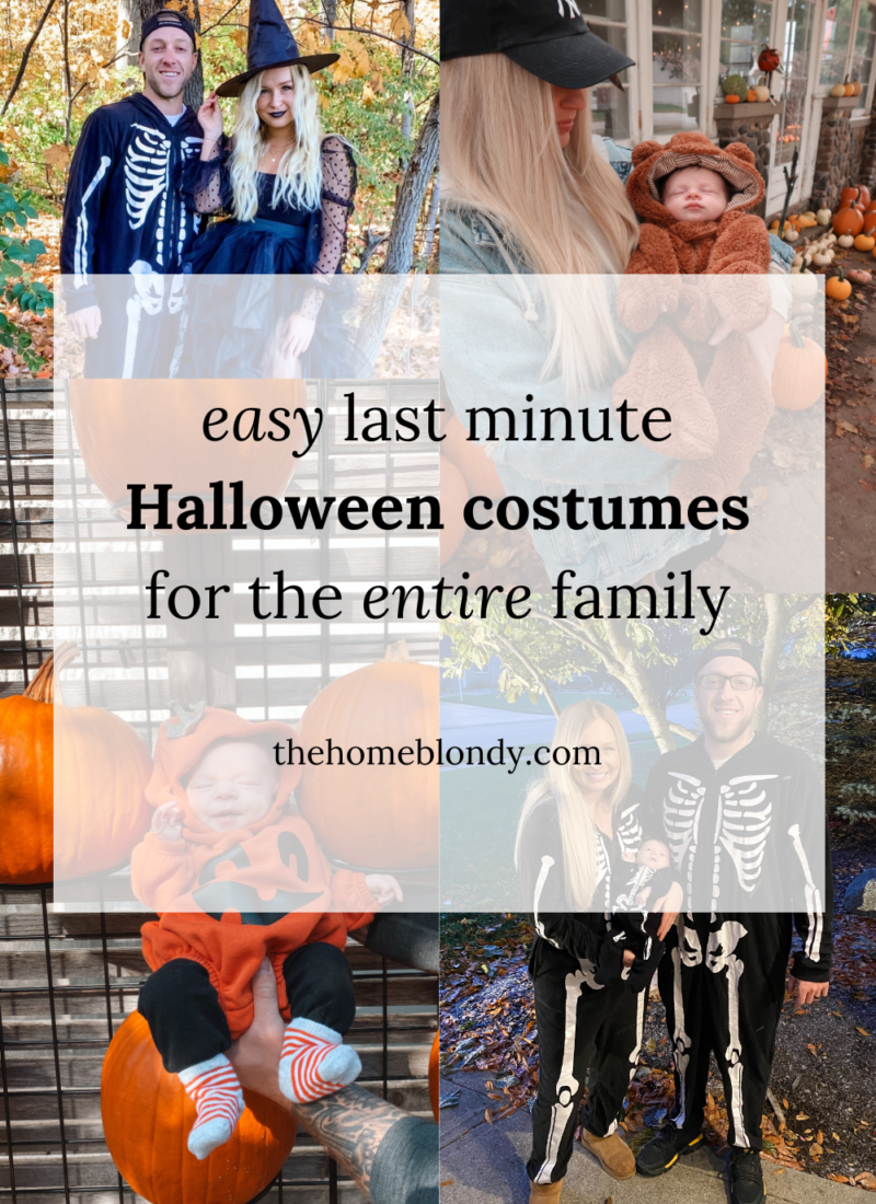 Easy Last Minute Halloween Costumes