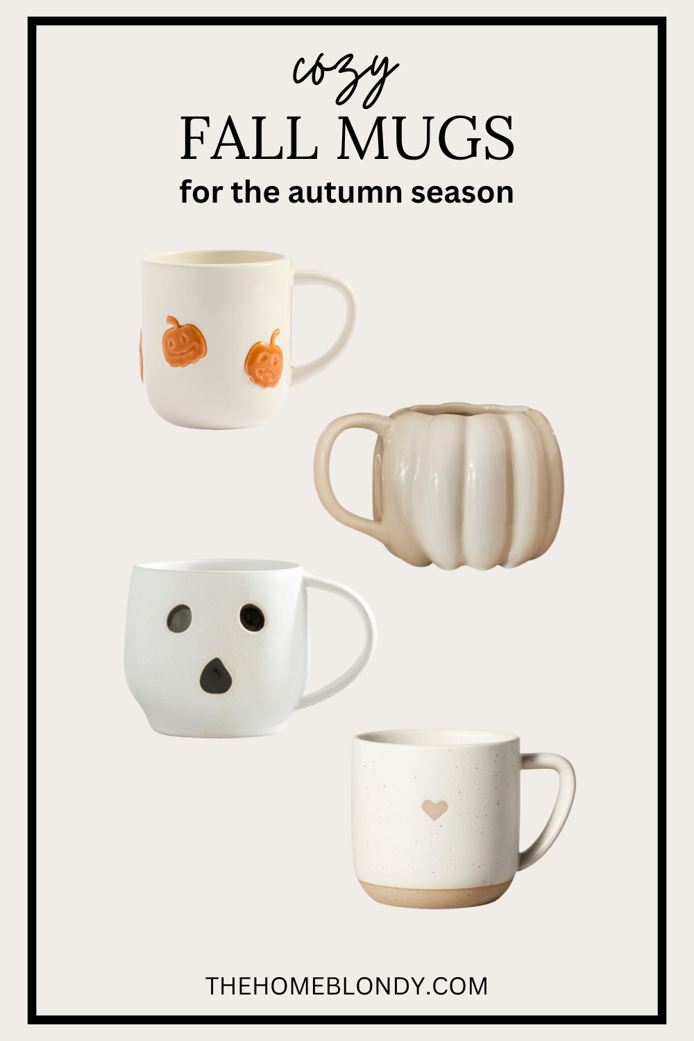 cozy fall mugs